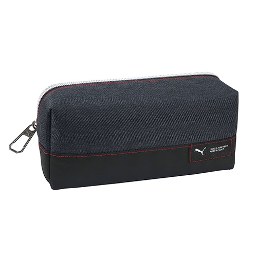Kutsuwa Pen Case Stitch Square Pen Case Black PM509BK