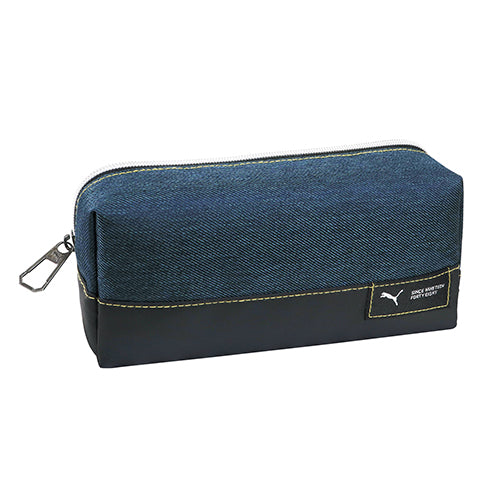 Kutsuwa Pen Case Stitch Square Pen Case Navy PM509NB