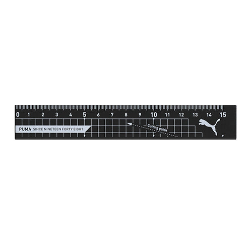 Kutsuwa Ruler Aluminum Ruler 15cm Black PM514BK