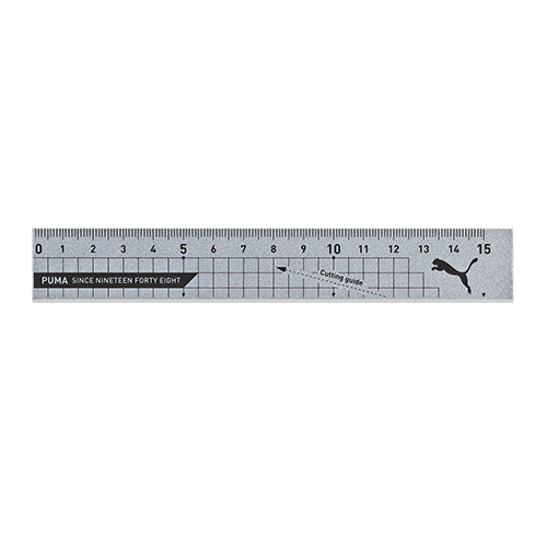 Kutsuwa Ruler Aluminum Ruler 15cm Silver PM514SV