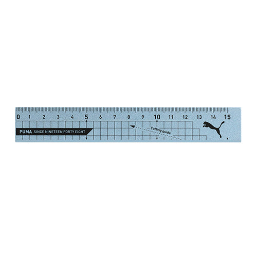 Kutsuwa Ruler Aluminum Ruler 15cm Blue PM514BL