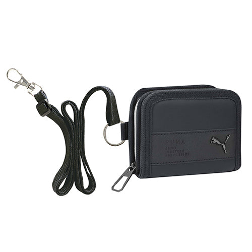 Kutsuwa Wallet Bifold Hook Wallet Black PM510BK
