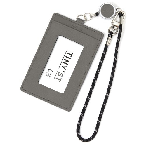 Reimei Pass Case with Reel Tinist Pass Case with Reel Charcoal Gray Charcoal Gray NP1075N