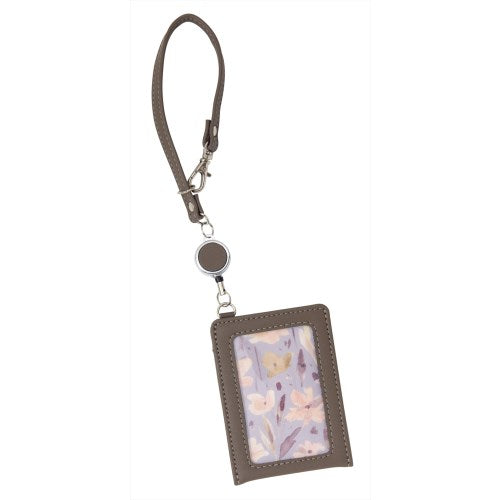 Reimei Pass Case with Reel Nofes Pass Case with Reel Brownish Gray Brownish Gray NSP1212N