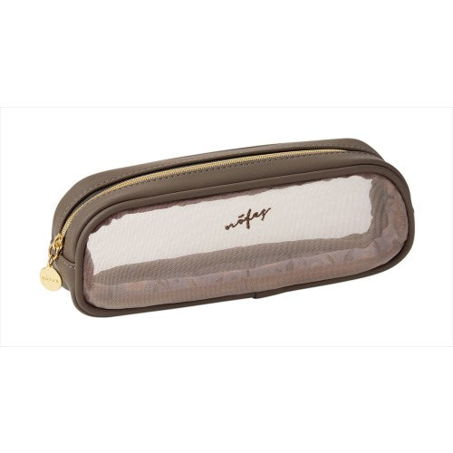 Reimei Pen Case Nofes Mesh Pen Case Brownish Gray Brownish Gray NSF1220N