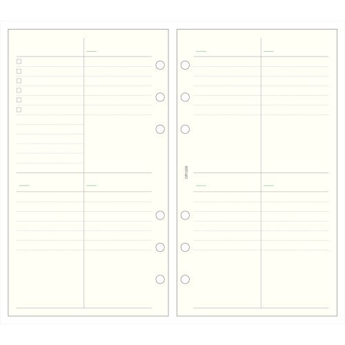 Reimei Free Weekly Refill Da Vinci Refill Free Weekly Block Schedule Bible Size Bible Size Free Weekly DR1229