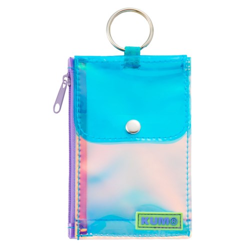 Reimei Pass Case KUM Pass Case with Zipper Pocket Green Green KM1244M