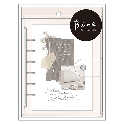 Mind Wave Stationery Accessories Vine A6 Clear Binder 57955 Silver Silver 57955