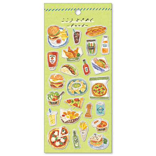 Mind Wave Seal Kokoro Tokimeku Sticker Food 81801 Junk Food 81801