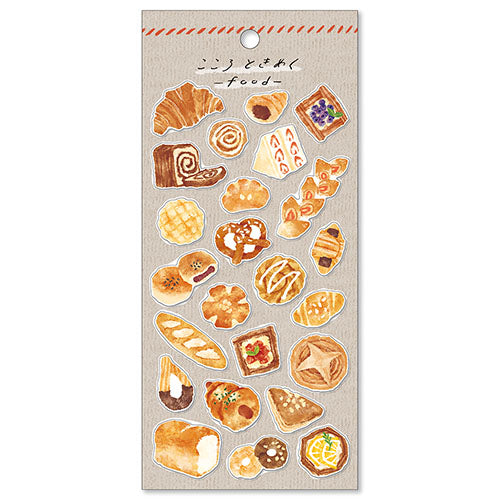 Mind Wave Seal Kokoro Tokimeku Sticker Food 81802 Bread 81802