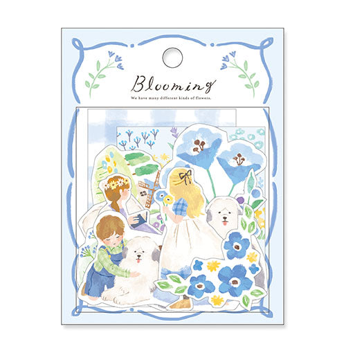 Mind Wave Seal Blooming Sticker 81831 Blue Blue 81831