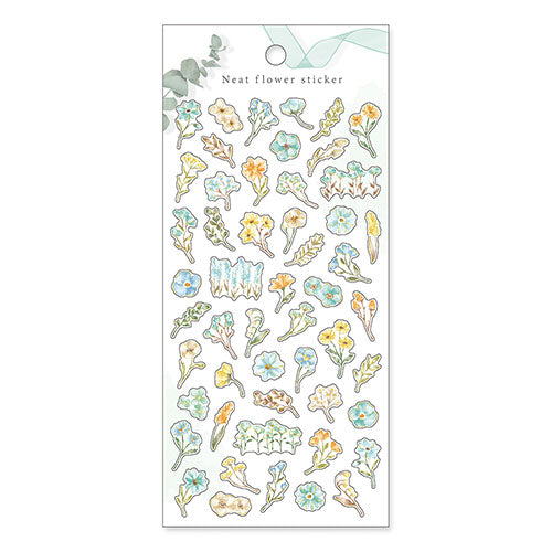 Mind Wave Seal Neat Flower Sticker 81845 Nile Blue Nile Blue 81845