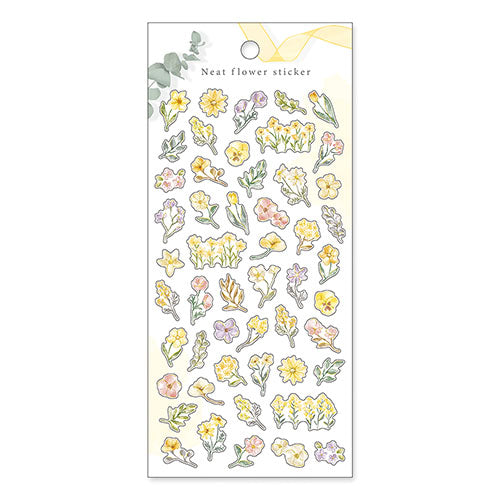 Mind Wave Seal Neat Flower Sticker 81847 Yellow Yellow 81847