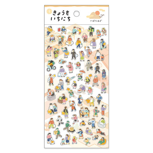 Mind Wave MW Seal Kyoumoichinichi Sticker Evening 81936