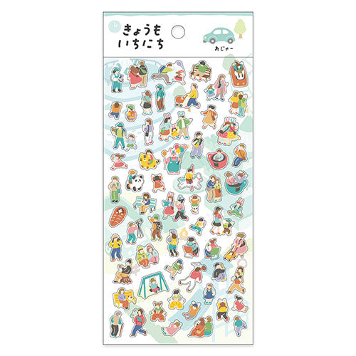 Mind Wave MW Seal Kyoumoichinichi Sticker Leisure 81939