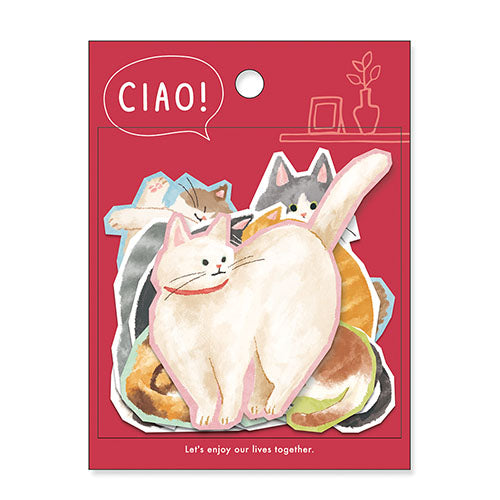 마인드 웨이브 씰 CIAO 스티커 고양이 81964