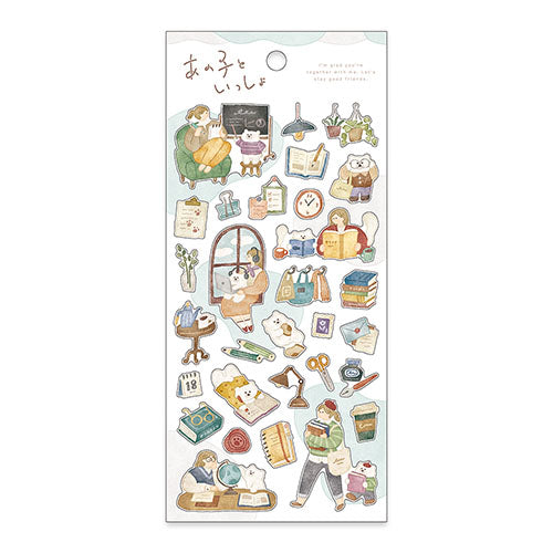 Mindwave Seal Anoko Toisho Sticker Polar Bear Toisho 82031