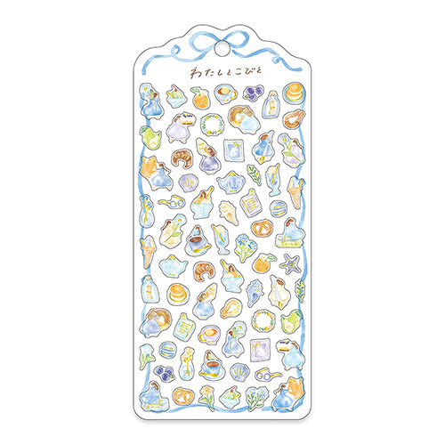 Mindwave Seal Watashi Tokobito Sticker Blue 82073