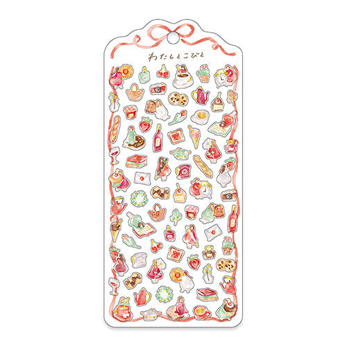 Mindwave Seal Watashi Tokobito Sticker Red 82074