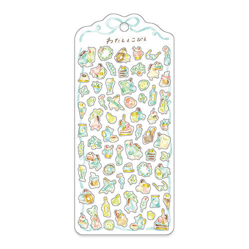 Mindwave Seal Watashi Tokobito Sticker Green 82075