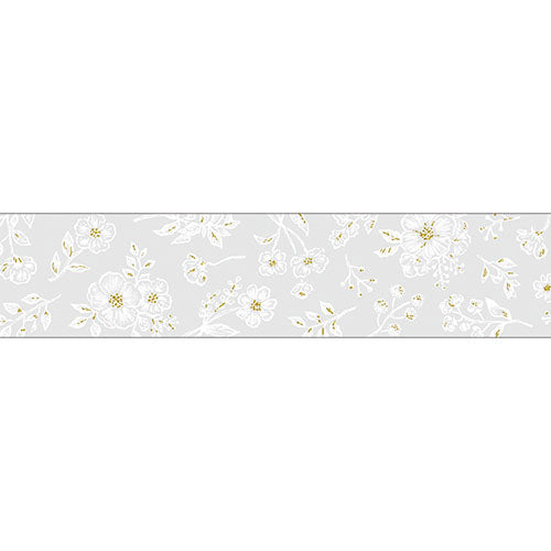 Mind Wave Tape Clear Tape 30mm Width Hakuoshi Whitey Flower 95419