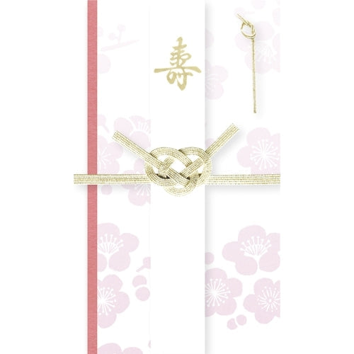 Furukawa Shiko Gift Bag, Gift Bag, Mino Washi Hanagoromo, 1 piece, 1 inner envelope, 3 pieces of strips, Kobai VK188