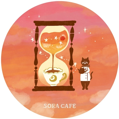 Furukawa Shiko Can Badge Mirror Can Badge Mirror SORACAFE 1 piece Evening QE70