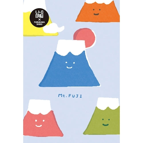 Furukawa Shiko Postcard Retro Printing Postcard 1 Piece Colorful Fuji HJ065