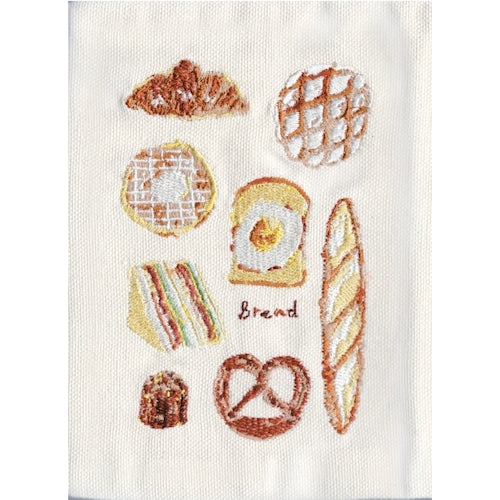 Furukawa Shiko Book Cover Embroidered Book Cover HONTOWATASHI 1 Piece Bread QE78
