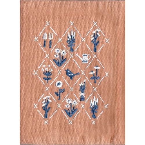 Furukawa Shiko Book Cover Embroidered Book Cover HONTOWATASHI 1 Piece Dried Flower QE80