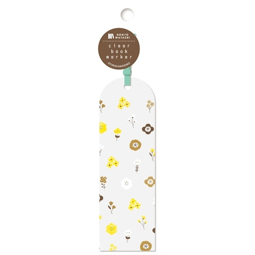 Furukawa Shiko Clear Book Marker Clear Book Marker HONTOWATASHI 1 piece Small Flower QE90