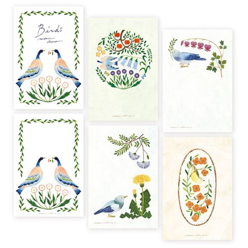 Hogensha Postcard Paper Birds 25-565