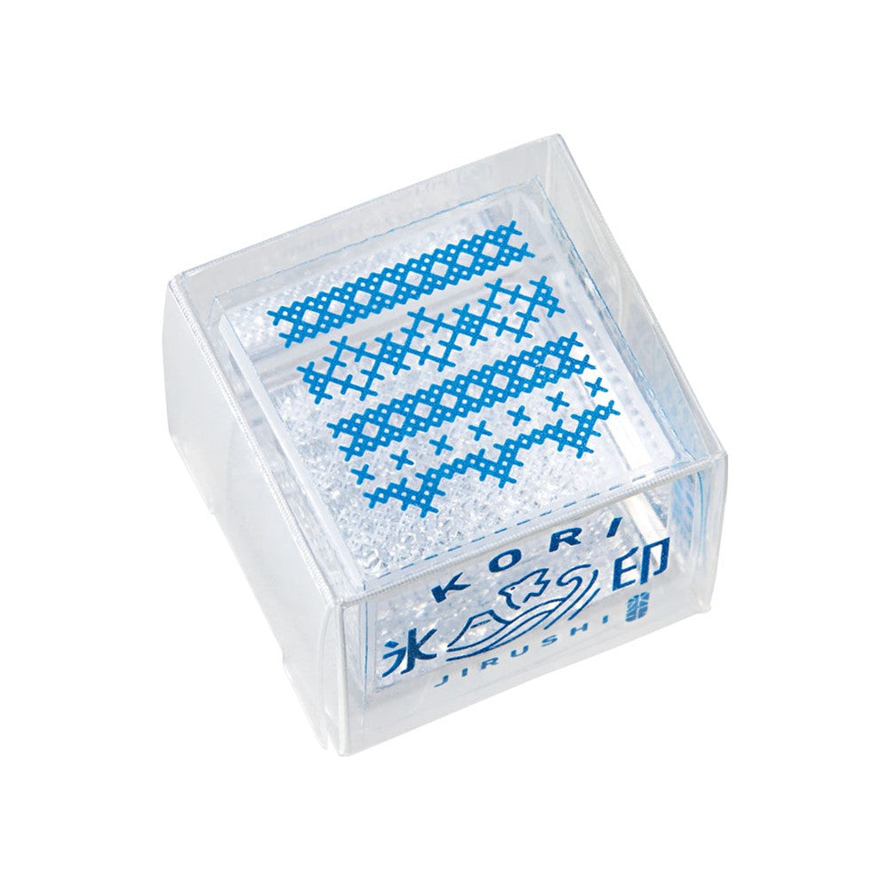 King Jim Stamp HITOTOKI KORIJIRUSHI (Ice Seal) Small Cross Stitch CLS22-004