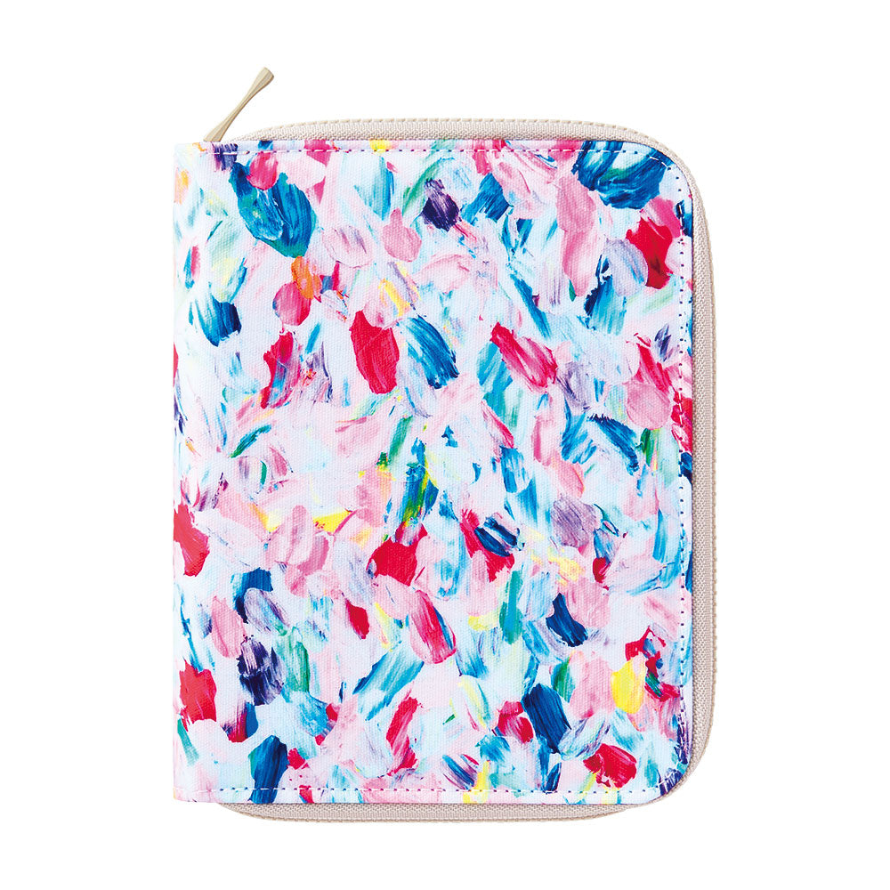 King Jim Note Cover HITOTOKI NOTE Passport Size Round Zip Type Enog HN-PF05