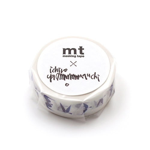 RYURYU Masking Tape Ichiro Yamaguchi blue bird 15mm�~7m Ichiro Yamaguchi blue bird MTYAMA04