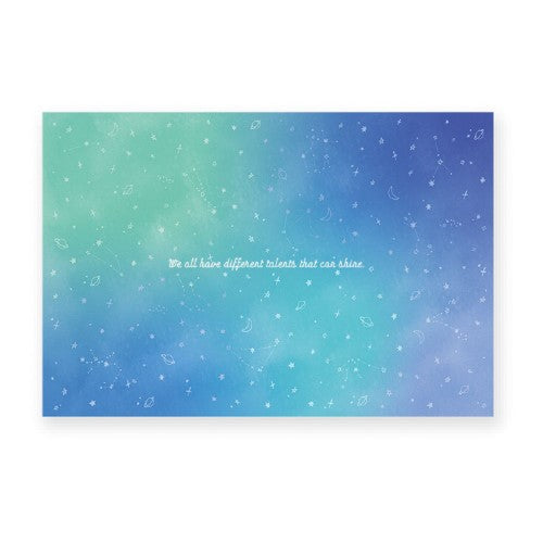 RYURYU Postcard Variety Postcard Starry Sky Walk VP24