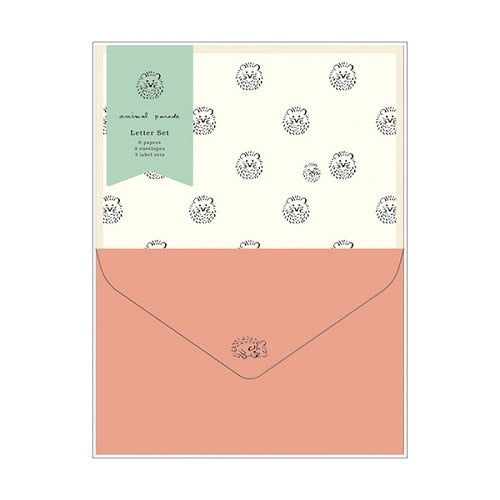 RYURYU Letter Set Anipare Letter Set Hedgehog NLS103