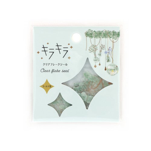 World Craft Seal Glitter Clear Seal Garden party 36 pieces (12 patterns x 3 pieces) Garden party KFS-030
