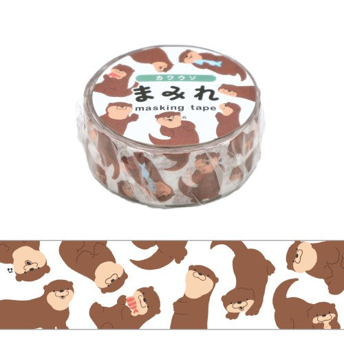 World Craft Masking Tape Covered Masking Tape 15mmX5m Otter MRMT-011