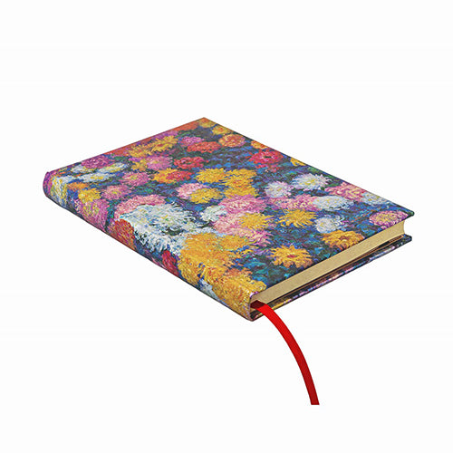 Paper Blanks Imported Notebook Monet Chrysanthemum Flower Midi Dot Ruled PB9718-1