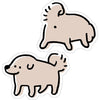 El Commune Seal Mini Mini Die Cut Sticker Minimini Dog STC-014