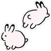 El Commune Seal Mini Mini Die Cut Sticker Minimini Rabbit STC-015