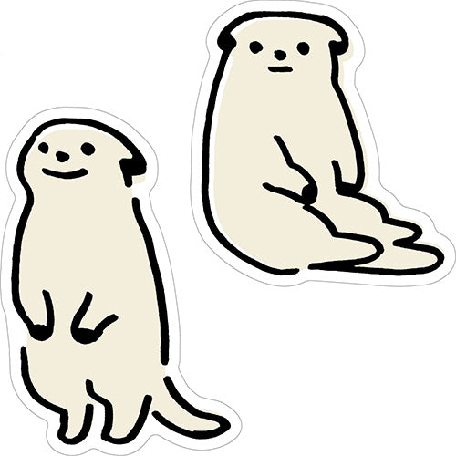 El Commune Seal 미니 미니 다이 컷 스티커 Minimini Meerkat STC-018