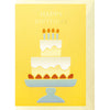 El Commune Greeting Card Cupra Greeting Card Cake Yellow GC-149