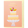 El Commune Greeting Card Cupra Greeting Card Cake Pink GC-150