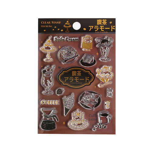 BGM Clear Stamp Cafe A La Mode 100ⅹ150mm BT-CS069