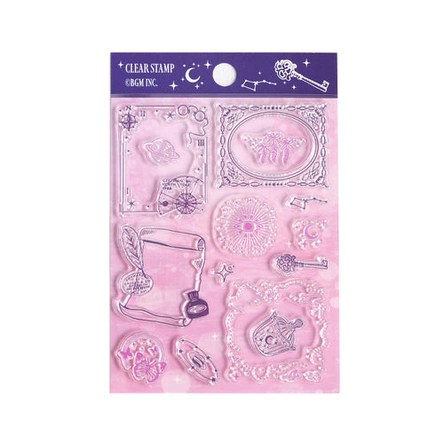 BGM Clear Stamp Retro/Hoshizuki no Uta 100ⅹ150mm BT-CS072