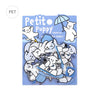 BGM Clear Seal Puppy Petit Blue 10designs x 3 30 pieces Puppy Petit Blue BS-PF036
