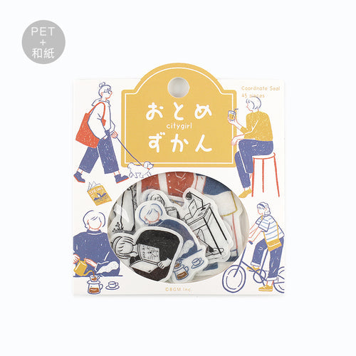 BGM Coordination Sticker Virgin Picture Book/City Girl 15designs x 3 45 sheets Virgin Picture Book/City Girl BS-CS036