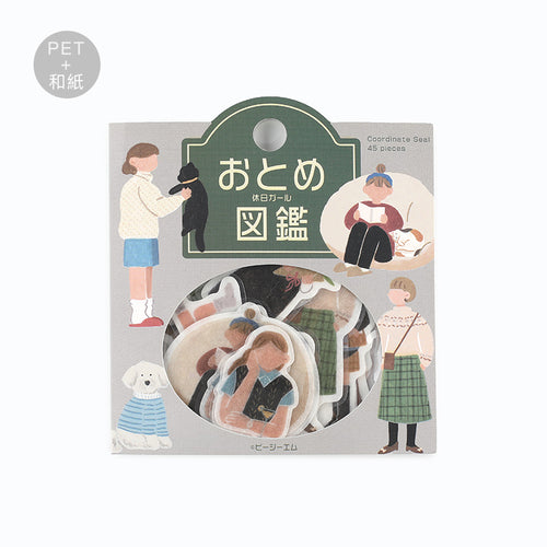 BGM Coordination Sticker Virgin Picture Book/Holiday Girl 15 designs x 3 45 sheets Virgin Picture Book/Holiday Girl BS-CS038